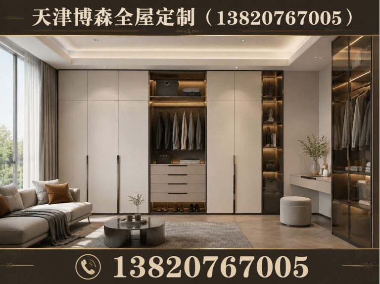 河西区天津博森全屋定制展示图